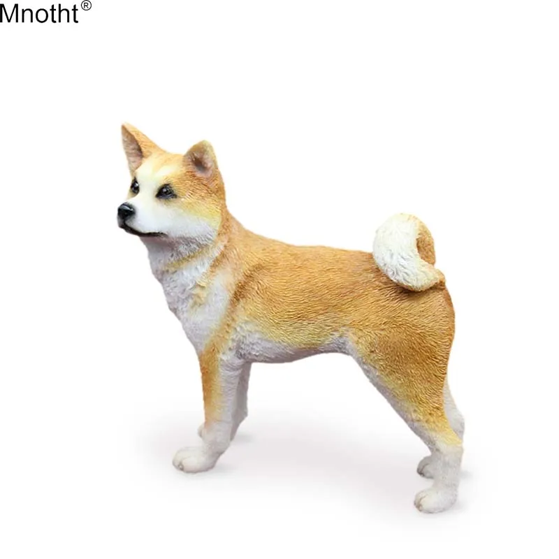 

Mnotht 1/6 Japanese Akita Dog Model Simulation Yellow Dog Resin Scene Accessory Toy for Action Figure Gift Collection m5n