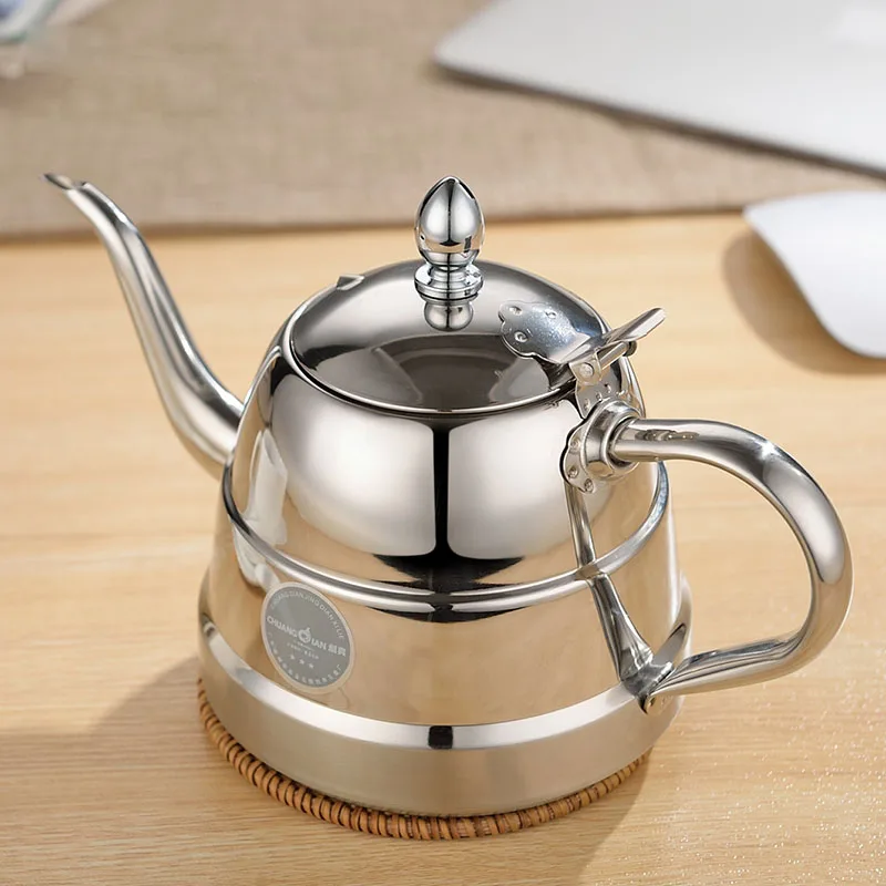 

Induction USE High Grade Water Kettle Creative Design Thicker Water Pots Healthy Coffee Pot Tea Kettle 1.2L