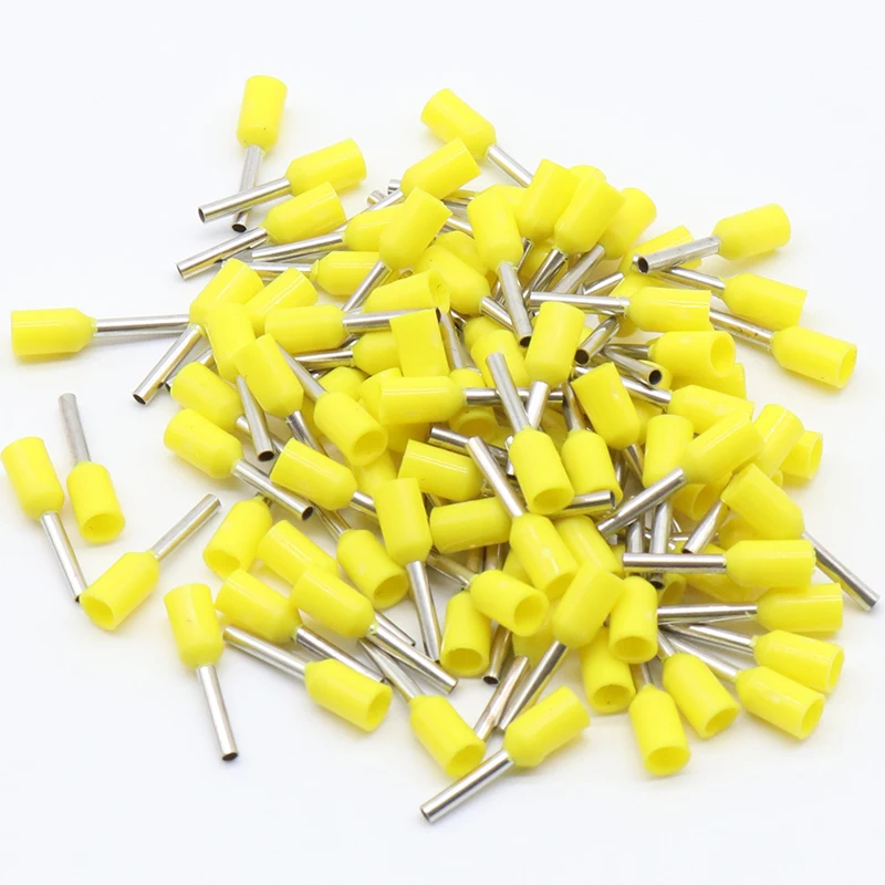 E7508 100PCS/Pack Tube insulating Insulated terminals 0.75MM2 Cable Wire Connector Insulating Crimp Terminal Connector E-