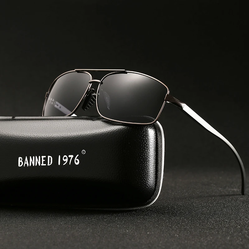 Polarized UV400 Fashion Sunglasses Classic Brand Designer Sun Glasses Original Lens Male Sunglasses Driving Oculos