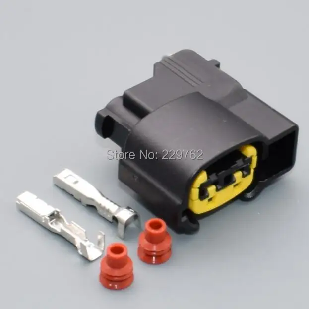 2/100Sets 2pin 2.0mm automotive connector series auto car waterproof automotive wiring harness cable connetor plug 49093-0211