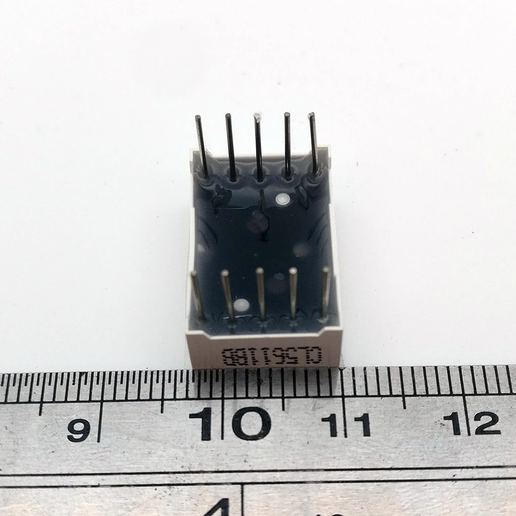 10PCS Neue und original 1 Bit 0,56 zoll Digital Rohr LED Display blau Licht 7 Segment CommonCathode /Anode 5161BB/5161AB