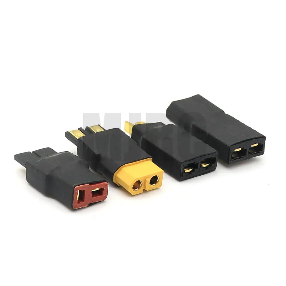 5pcs Zero Wire Male Female Trx To T Plug Deans Style No Wire Connector Battery Adapter To Xt60 Plug For Trax Trx4 Xmaxx Slash