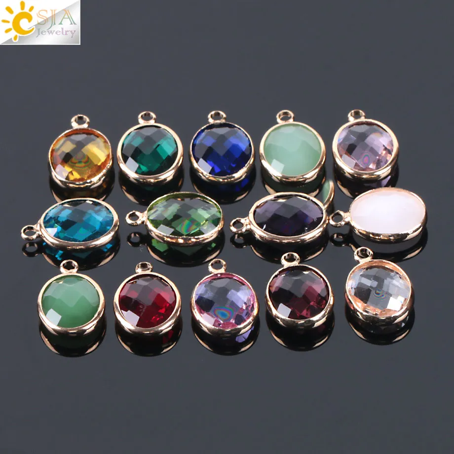 CSJA Hot Sale Fashion 11MM Crystal Glass Czech Beads 10pc Clear Bead Faceted Single Hole Craft Material for Jewelry Making E974