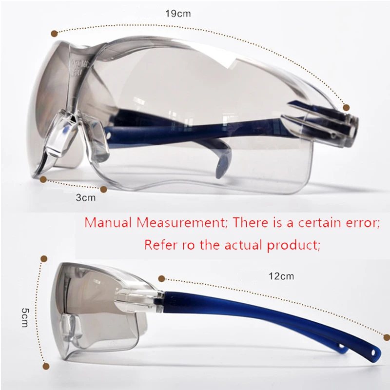 Imagem -05 - Óculos de Segurança Óculos para Trabalho ao ar Livre Esportes Ciclismo Anti-uv Anti-impacto Resistente à Luz Solar 3m