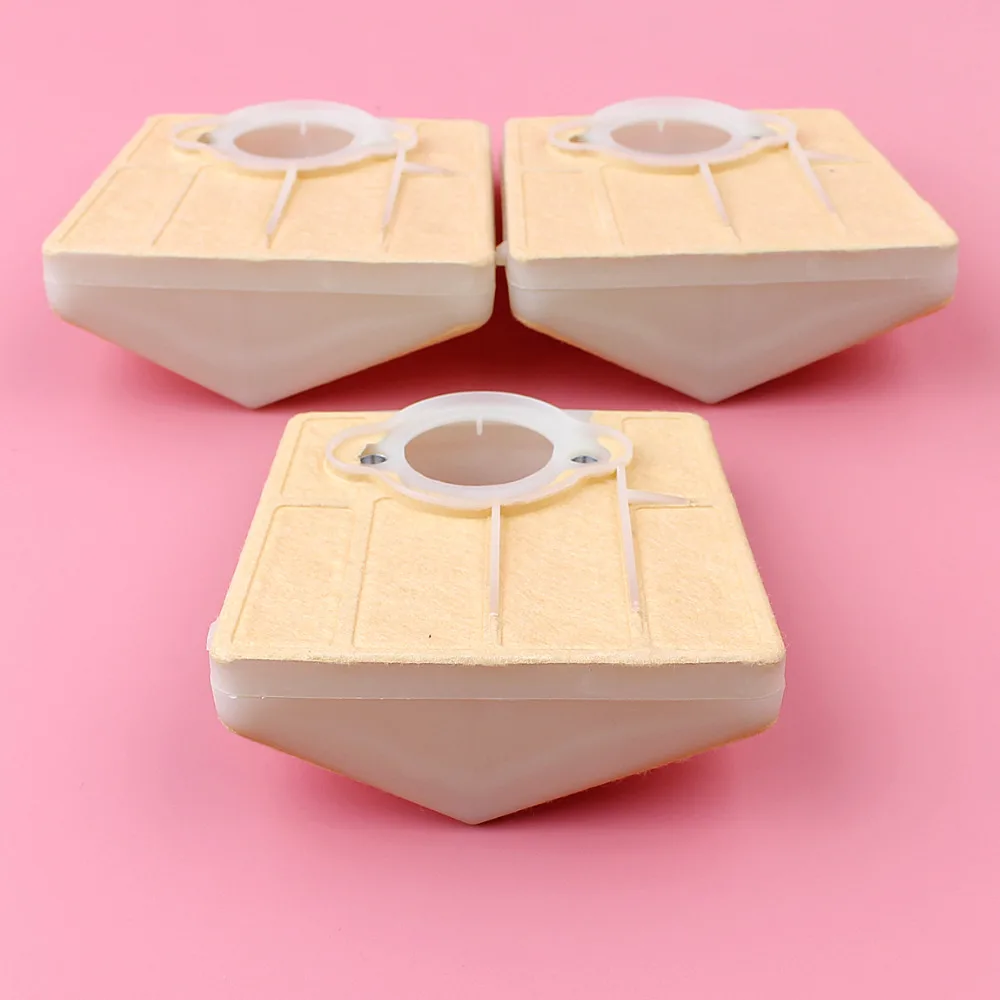 3pcs Air Filter For Husqvarna 61 66 181 266 281 288 Chainsaw Spare Tool Parts 501807105