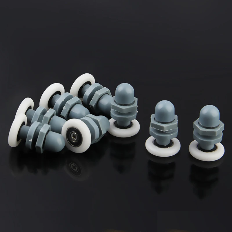 4pcs sliding shower door nylon runner/rollers/wheels/pulley diameter 19mm/22mm 23mm/25mm/27mm Shower Room  Cabin Accessories.