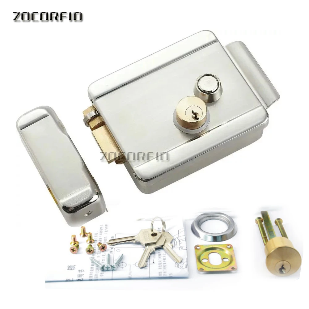 DC-12V Electric lock iron gate access control machine access control access control electrolock iron gate electronic lock