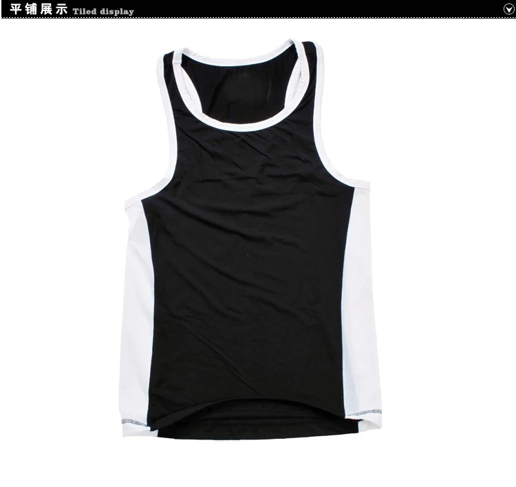 New man pure cotton slim sexy halter top for sports and leisure tank