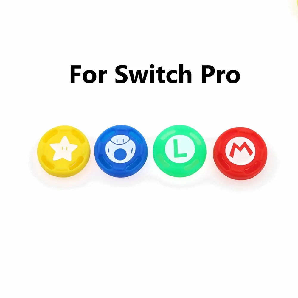 Multi Color Analog Thumb Stick Cover Grip Caps for Switch Pro Controller For PS4 XBOX360