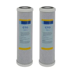 Coconut Carbon Block Water Filter Replacement for Reverse Osmosis(RO) System, 10