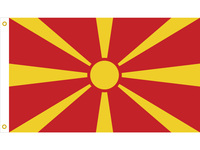 Macedonia National Flag Banner Flying Flag 3x5ft 90*150cm/60*90cm/40*60cm/15*21cm Hanging Flag Banner