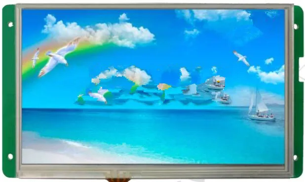 Dmt80480l070_01w 7 인치 직렬 포트 명령 화면 음악 플레이어