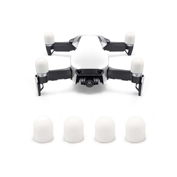 Tampa protetora para motor dji mavic air/spark, capa de silicone para motor à prova de poeira, acessórios de atualização, peças sobressalentes, protetor de tampa do motor 4