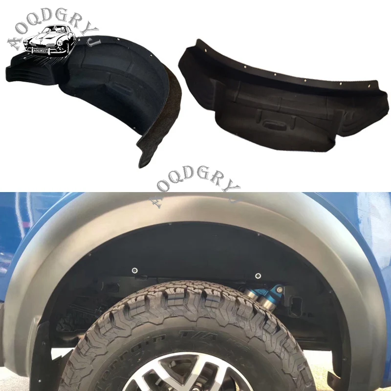 Rear fender wheel liner lining splash guard Fit For Ford F150 2015-2018 Rear Wheel Well Guards Black