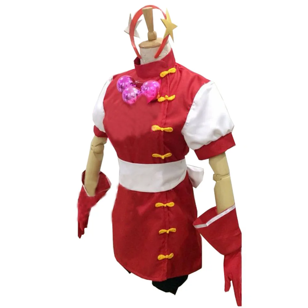 

2025 The King of Fighters Athena Asamiya Red And White Cosplay Costume