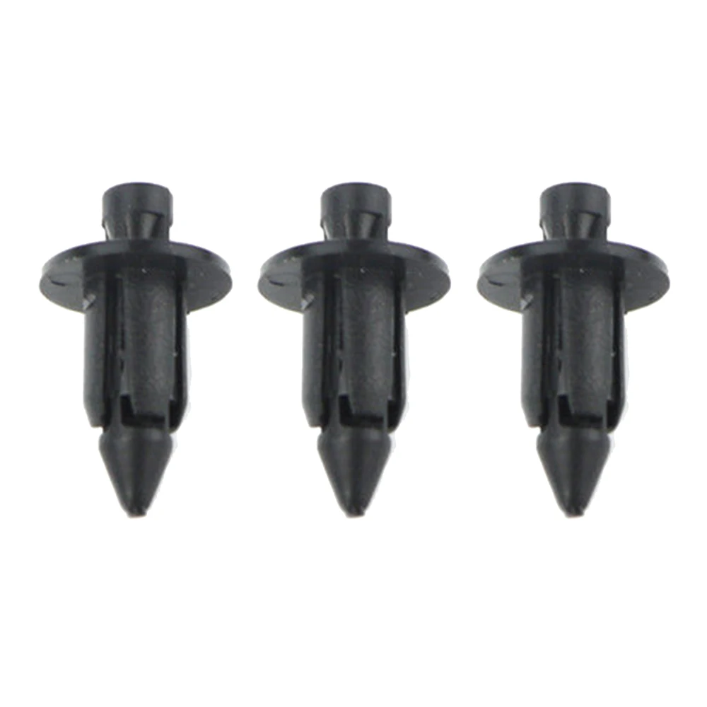 Black 20PCS 6mm 7mm 8mm Plastic Rivet Fairing Clips for Honda Yamaha Suzuki Kawasaki Available In Three Sizes Universal Fitment