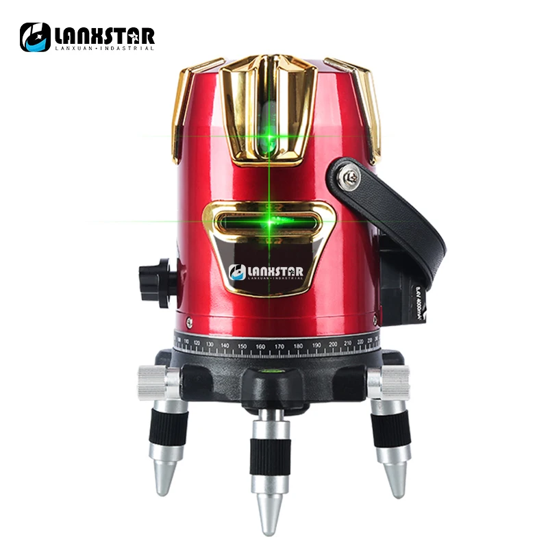 

Strong Green Light LD 808nm Laser Level 2Line 3Line 5Lines Green Light Slash Level Infrared Cast Line Outdoor Laser Instrument