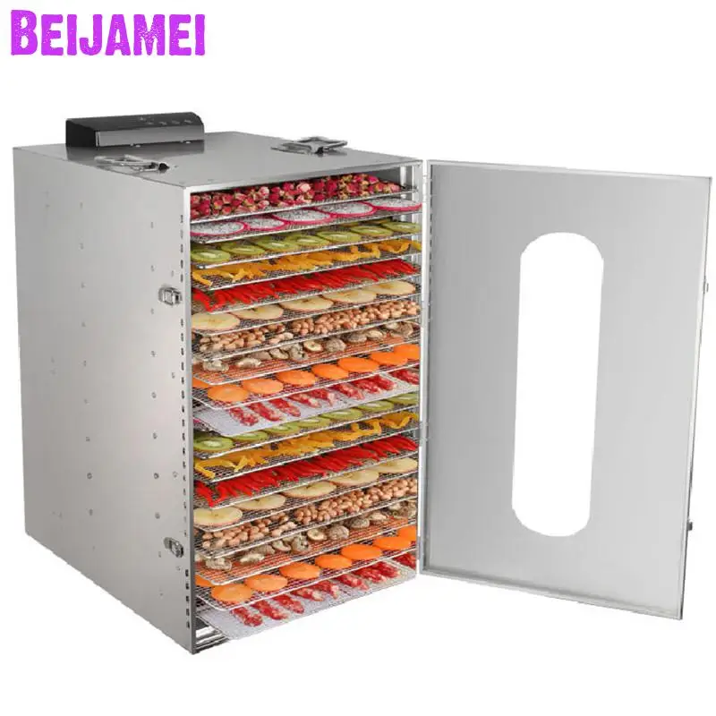 BEIJAMEI Commercial 20 Layers Fruit Dryer Food Vegetable Dehydrator Electric Dry Foods Dehydration Drying Machines