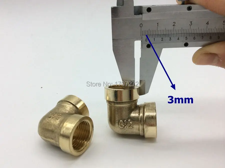 

free shipping G1/2"-1/2" inner crew brass coupling.pipe connector elbow.copper elbow, copper fitting