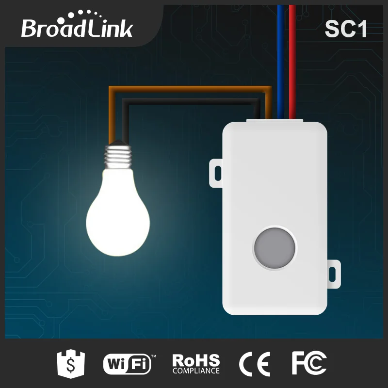 Broadlink SC1 Wifi Smart Lichtschakelaar Smart Timer Wifi Modules Box Voor Elke Apparaten Werkt Met Alexa En Google Assistent