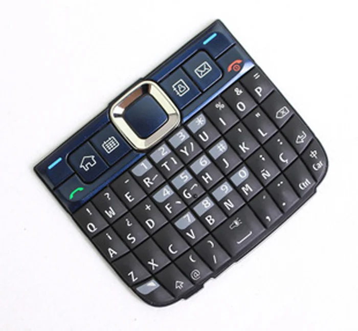 Black/White/Blue/Red 100% New Ymitn Housing Cover Case Keyboards Keypads For Nokia E63