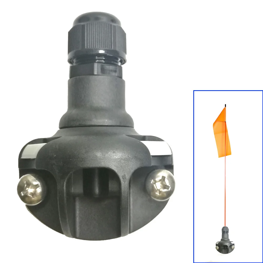 Kayak ธงความปลอดภัยฐาน Socket Mount Nylon Tackle Bracket Replacement Marine เรือยอชท์ตกปลาเรืออุปกรณ์เสริม