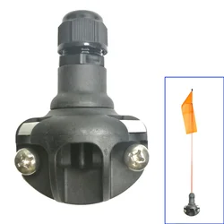 Kayak Safety Flag Base Socket Mount Base Nylon Tackle Bracket Replacement Marine Yacht Fishing Inflatable Boat Accessories