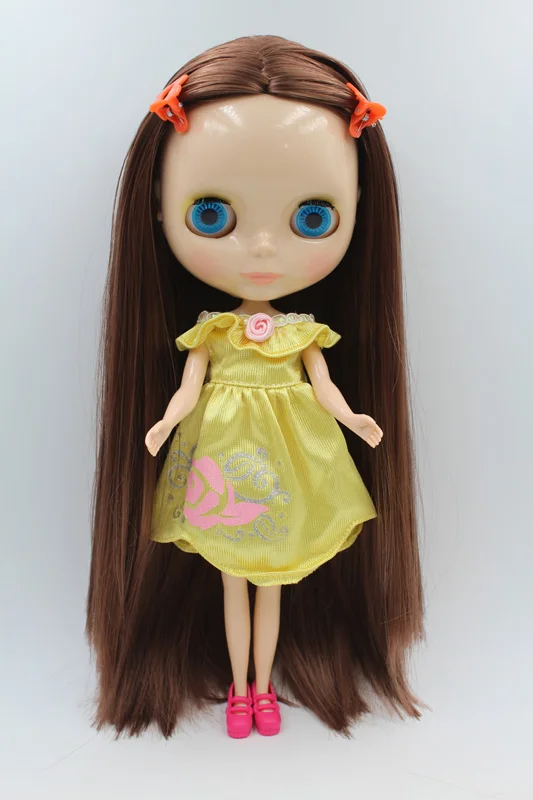 Free Shipping Top discount  4 COLORS BIG EYES DIY Nude Blyth Doll item NO. 261 Doll limited gift  special price cheap offer toy