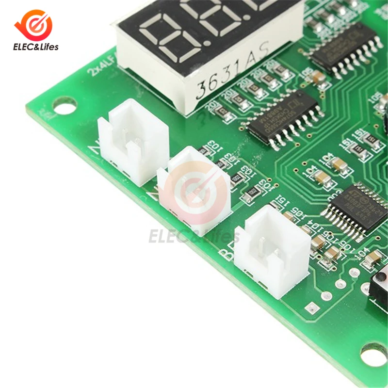 Imagem -06 - Vias Pwm Led Digital Ventilador Controlador de Temperatura 12v 24v 48v Temperatura Regulador de Velocidade Regulador Termostato Display Placa Alarme 2
