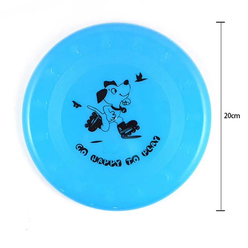 Plastic Flying Saucer Dog Toy Pet Game Flying Discs Flying Disk Resistant Chew Funny Puppy Training Toy Interactive Tools