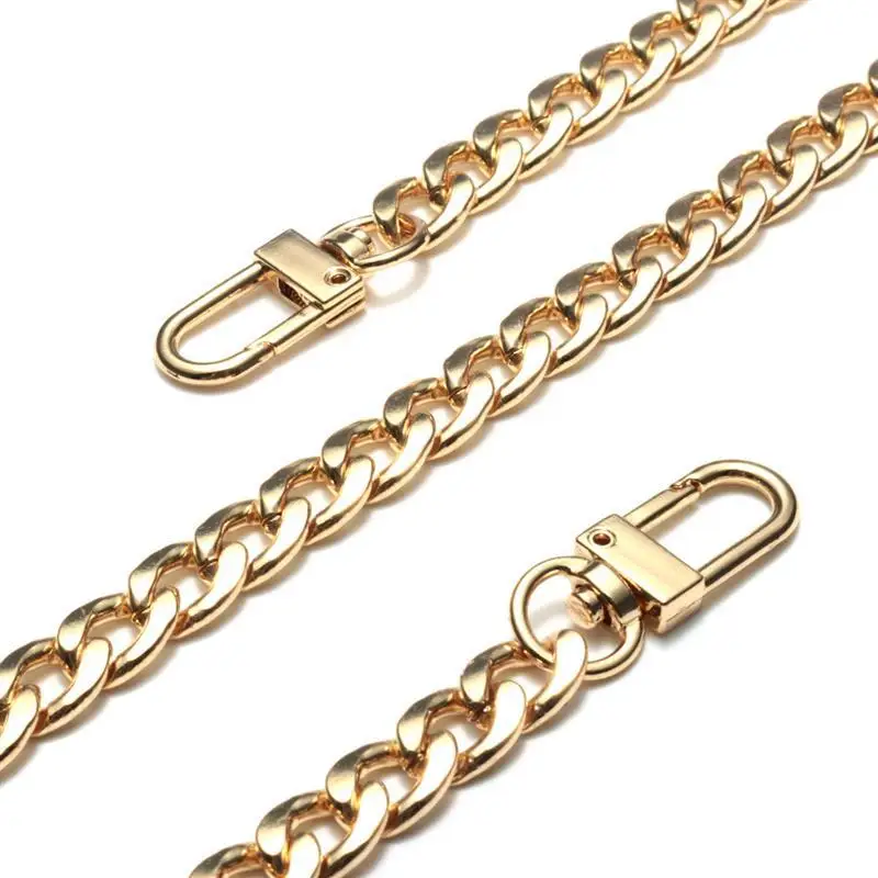 47 "/120cm DIY Ferro Flat Chain Strap Bolsa Cadeia Acessórios Bolsa Correias Ombro Cruz Corpo Correias de Substituição, com Metal Buck