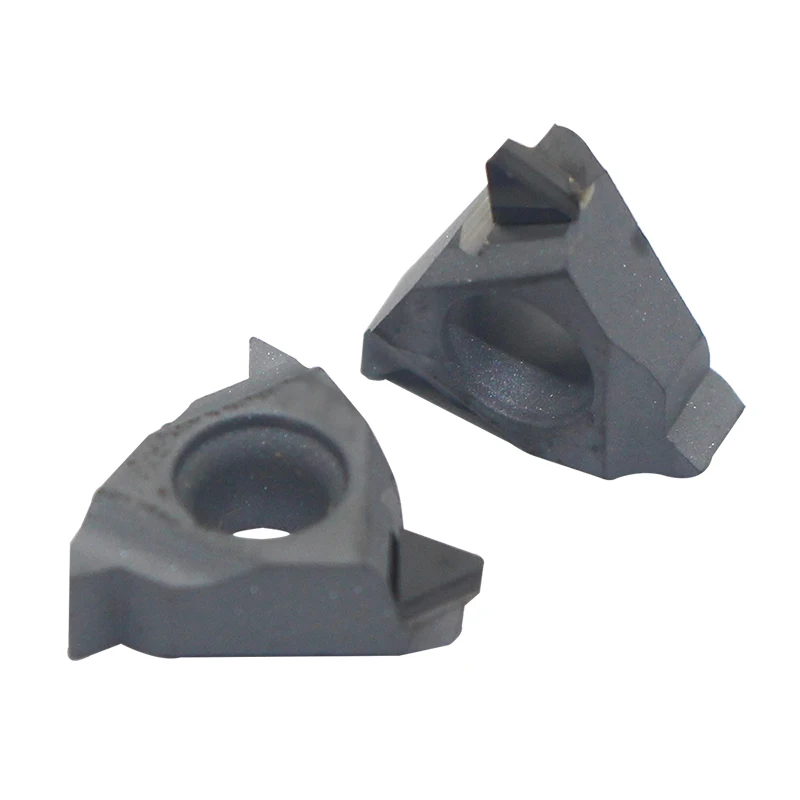 Herramienta de corte de carburo de tungsteno y aluminio, inserto de carburo Indexable de rosca interna, herramienta de torneado, hoja CNC, 11IR, A60, 1 ud.
