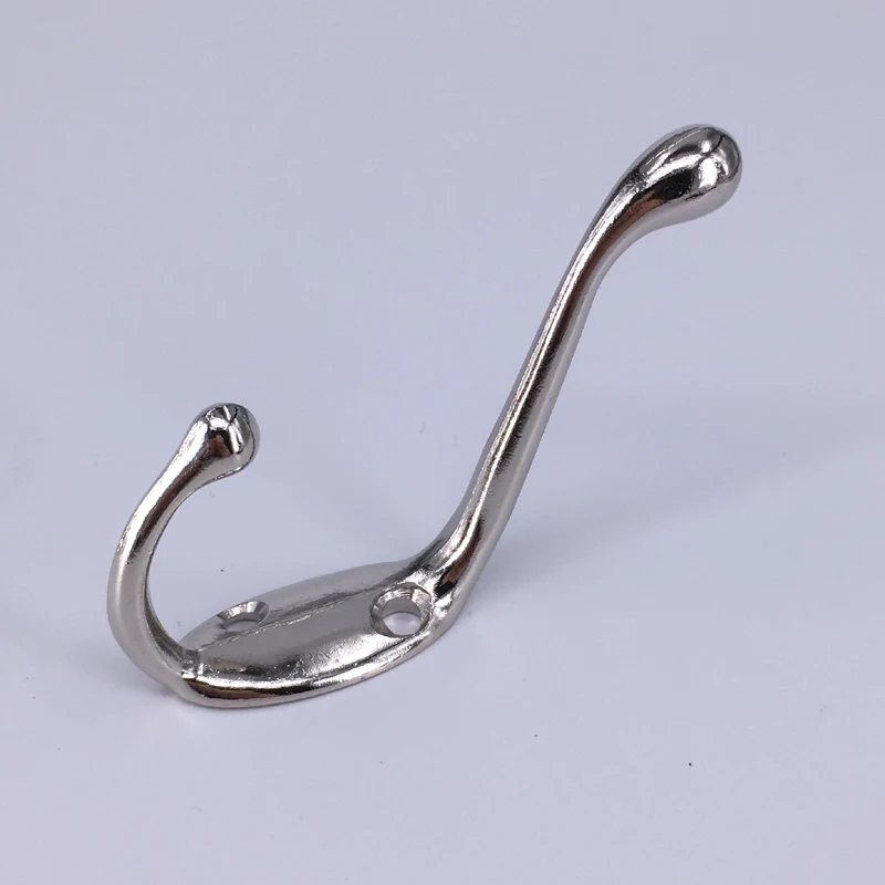 10PCS Wall Hook Coat Hat Hangers Zinc alloy Wall Furniture Mounted Tower Robe Hangers