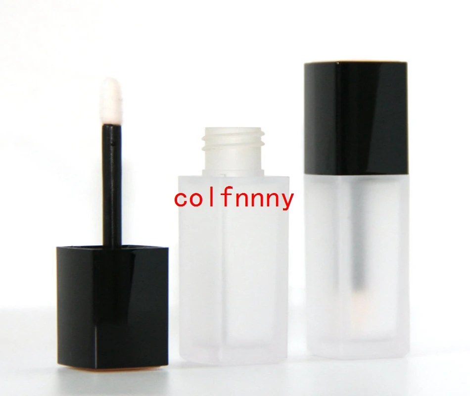 

500pcs/lot 5ml Matt Clear Lip Gloss Tube,Empty Lipstick Packaging Bottle,Square Shape Lip Blam Tube, Cosmetic Container