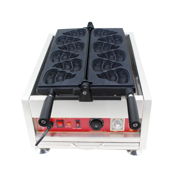 

Electric new shape poon waffle maker,commercial stool shape waffle machine,Korea poo burn machine