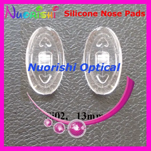 

Si02 Eyeglass Eyewear Glasses Accessories Oval Silicone Nose Pads 12mm 13mm 14mm 15mm 17mm Free Shipping