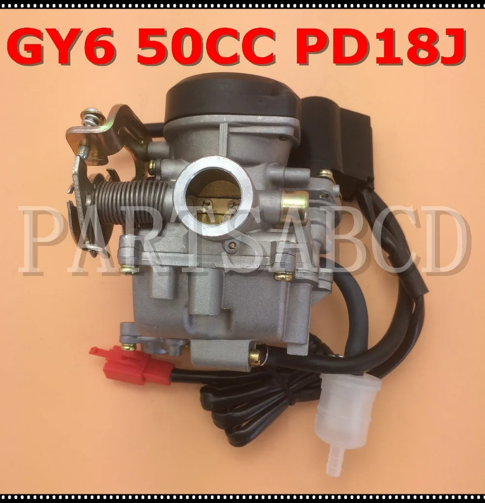 

19mm Carb PD18J Carburetor for Chinese GY6 50cc 139QMB 139QMA scooter Moped ATV