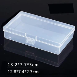 Transparent Plastic Box Storage Collections Product Packaging Box Dressing Case Mini Case Out Size 13.2*7.7*3cm ящик