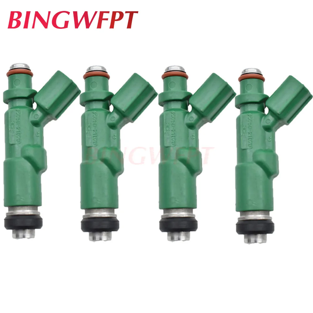 4PCS Fuel Injectors Nozzle OEM 23250-21020 23209-21020 2325021020 2320921020 For Japanese car