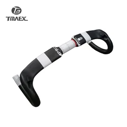TMAEX-Carbon Handlebar Bent Bar, Road Bike, Racing Cycling Parts, Superlight Bicycle Bent Handlebar, T700 UD, 31.8mm