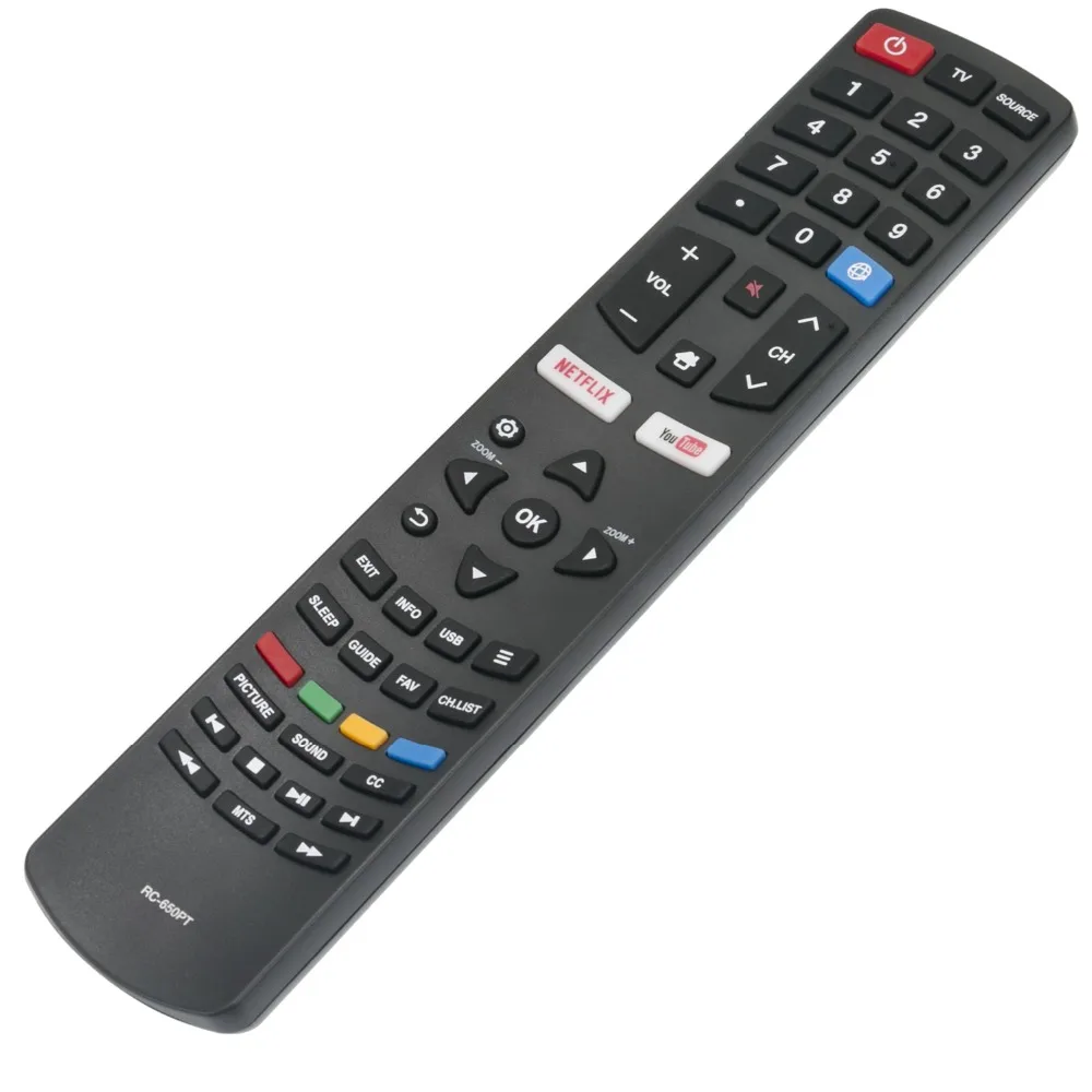 New remote control RC-650PT 06-531W52-DW01X fits for DAEWOO Smart TV U43A8500TN 43D1280UD L32V780BTS  32D1280 U55V880BTS 55D1890