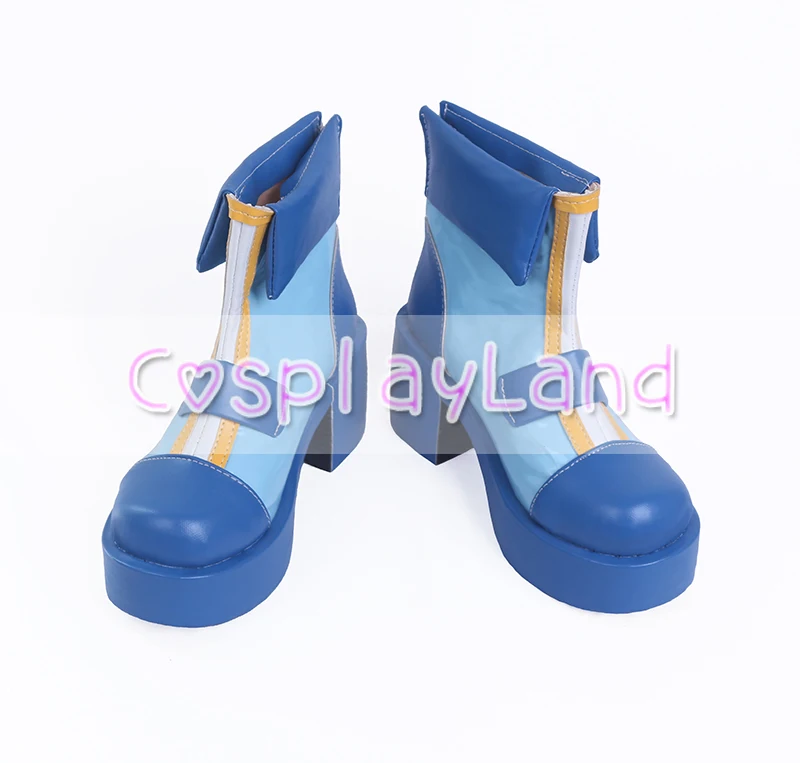 Anime Moeru Eitango Moetan Pastel Ink Cosplay Shoes Boots for Adult Women Shoes Costume Accessories Custom Made