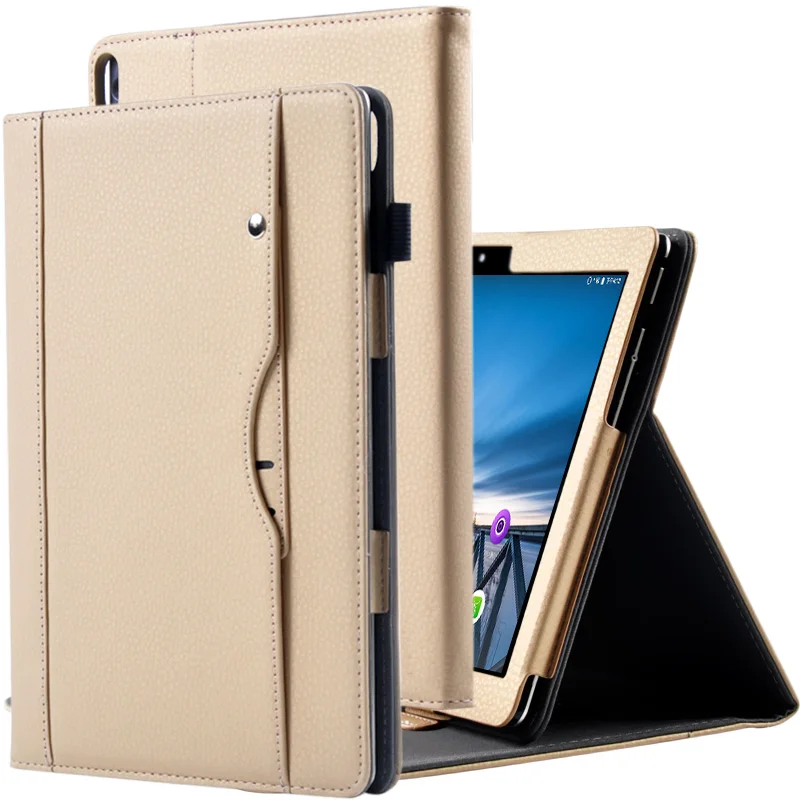 PU Leather Cover Case For lenovo P10/M10 Protective Smart case For TB-x705F/x605N/10.1 inch Tablet PC business Case covers