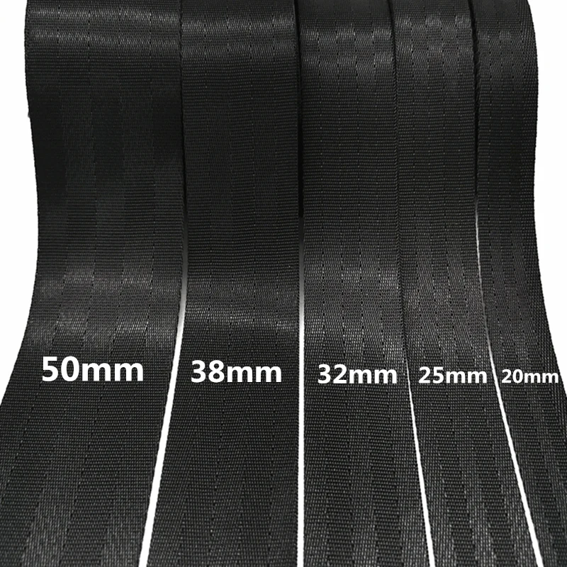 10 yards Nylon Webbing Safety Belt Computer Jacquard Ribbon Knapsack Strapping Sewing Bag Belt Accessories