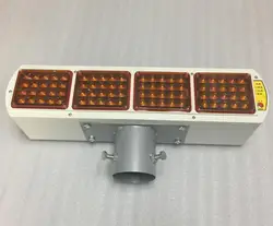LED 교통 표지판 태양광 안전 경고등, 점멸 표시등, 교차로 LED, 풀 옐로우 1 개