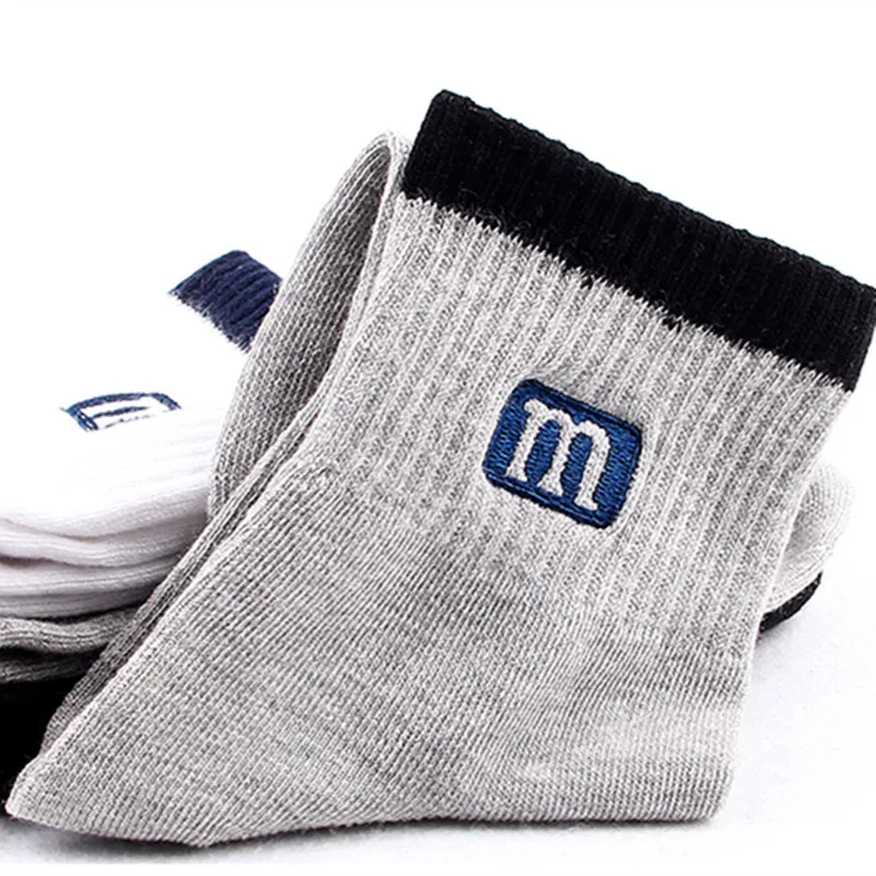 3Pairs/Lot High Quality Men\'s Socks Cotton Fashion Sports Male Socks Breathable Comfortable Plue Men Socks