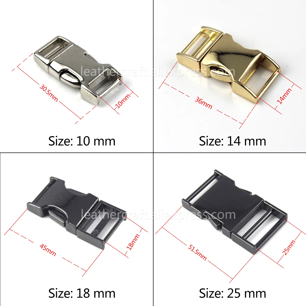 1 Stück Metall-Rucksackgurt-Schnalle, Schnellverschluss-Schnalle für Taschen, Gepäck, Outdoor-Rucksackgurt, Gurtband, Lederhandwerk, DIY – Detail 2