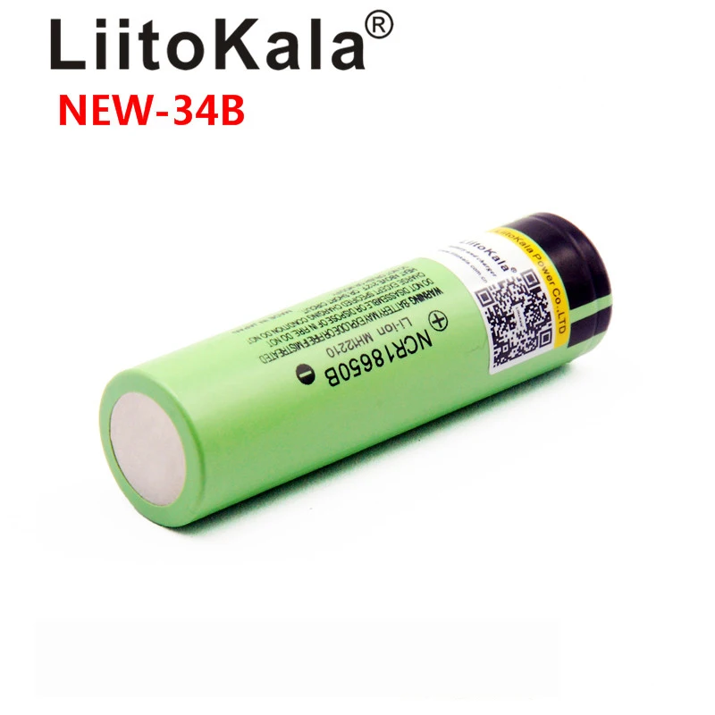 Liitokala 100% oryginalnie 3.7V NCR18650 34B akumulator litowo-jonowy 18650 3400mah bateria