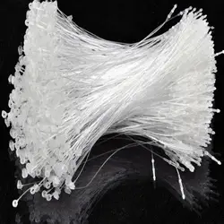 1000pcs/lot 3 inch Pieces Snap Lock Pins Loop Price Tag Fastener Plastic Cable Ties Strung Garment Clothes Price Tags